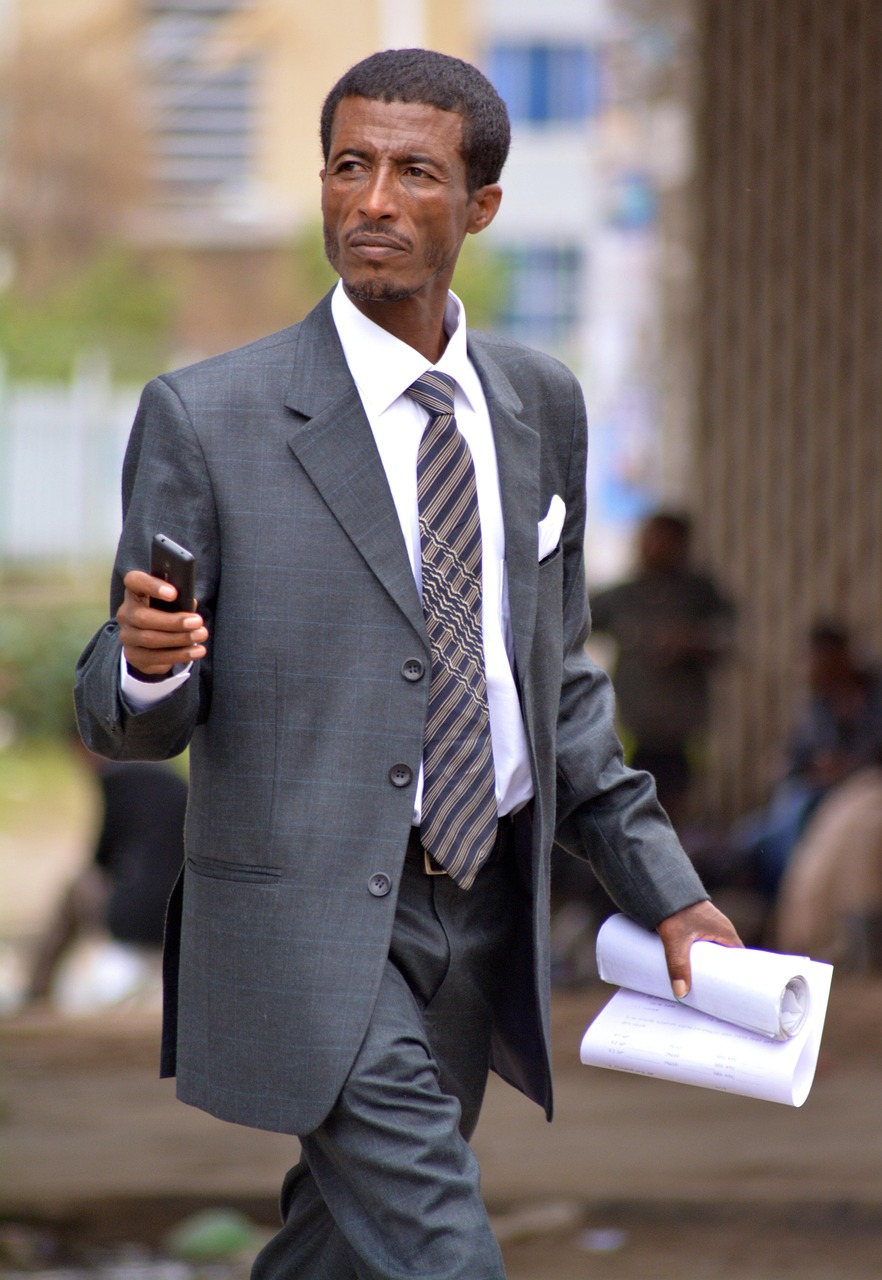 Well-dressed man in Emmatex menswear